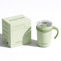 Bouteille isotherme légère pour crème glacée 250 ml en acier inoxydable 304 sans BPA, avec poignée, anti-fuite, maintien thermique 6-12 heures