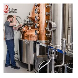 Boben copper column still for gin whisky brandy rum distillery distilling machine made in china