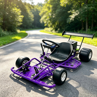Kart Eléctrico para Adultos, Recargable, con Doble Tracción, para Carreras y Entretenimiento