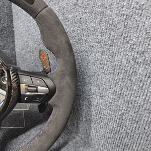 <span class=keywords><strong>Volant</strong></span> de voiture en daim LED pour BMW F30 F10 F15 F36 F20 F22 F25 F32 M3 M5 X5 E46 E70 E90 E91 M - Product Image 3