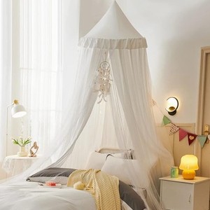 Dễ Dàng Lắp Ráp Hai Lớp Vòng Dome Muỗi <span class=keywords><strong>Net</strong></span> Cho Giường Đôi Vua Tán Giường Thêm Lớn Cho Bé Trẻ Em - Product Image 6