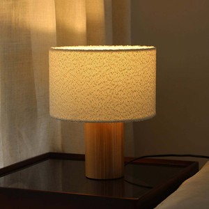 Soft Cloud <b>Bedside</b> Lamp Ash Wood Cream White Led <b>Light</b> Eye Caring Table Lamp - Product Image 3