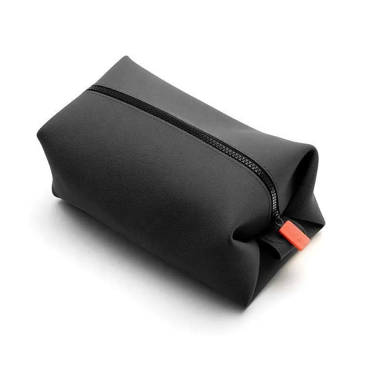 Foldable Silicone Cosmetic Pouch Waterproof Travel Cosmetic Bag Purse Makeup Toiletry Bag For Man Travel Pouch Storage Bags