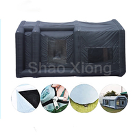7x3x3m grand Portable Automobile Garage couverture gonflable lavage peinture en aérosol voiture Garage tente poste de travail cabine de peinture en aérosol pour voitures