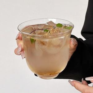 M vendita calda ultra-sottile tazza di vetro semplice cristallo succo di cocktail bevanda fredda tazza di ghiaccio <span class=keywords><strong>caffè</strong></span> americano <span class=keywords><strong>bicchiere</strong></span> di acqua giapponese <span class=keywords><strong>bicchiere</strong></span> - Product Image 2