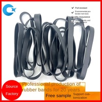 Banda de Goma Negra de Alta Calidad Directo de Fábrica, Resistente a Altas Temperaturas, Antienvejecimiento, Alta Elasticidad, Circunferencia de 100 mm, Modelo