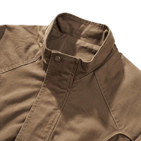 Blouson aviateur zippé kaki pour homme, col montant, style sportswear, décontracté, pour le printemps et l'hiver