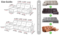 Housse de canapé inclinable, imperméable, extensible, jacquard, housse de fauteuil, housse de canapé relax, housse de fauteuil relax lavable