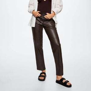 3630 nuovi <span class=keywords><strong>pantaloni</strong></span> <span class=keywords><strong>in</strong></span> vera <span class=keywords><strong>pelle</strong></span> di montone da donna lunghi di buona qualità <span class=keywords><strong>con</strong></span> coulisse <span class=keywords><strong>in</strong></span> vita - Product Image 1