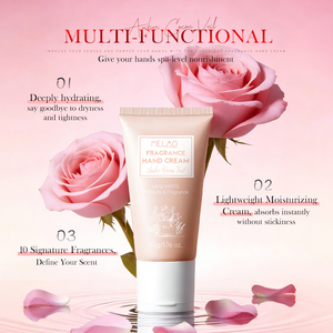 Ensemble de crèmes hydratantes pour les mains <span class=keywords><strong>parfum</strong></span>ées en mini-tubes élégants en coffret cadeau, crème pour les mains à la camomille, marque privée - Product Image 3