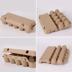 Sinh Thái Thân Thiện Phân Hủy Sinh Học Tái Chế Chất Lượng Cao Tông Bột Giấy Hộp Trứng Khay Hộp - Product Image 4