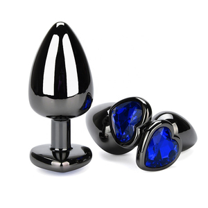 Base en forme de cœur avec bijou anal en forme de rose, jouet sexuel anal, plug anal en métal, ensemble de jouets sexuels - Product Image 5
