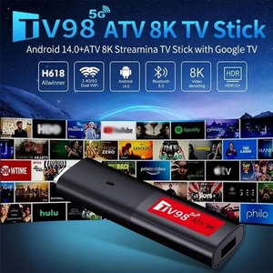 TV98 Smart Mini Android 14.0 TV Stick Allwinner H618 Quad Core 2GB RAM 16GB ROM 2.4/5G WiFi 8K Sin Teclado China - Product Image 3