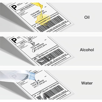Label Pengiriman Termal Lipat Otomatis Tahan Air CHANG JIN CJ LGWL-751860 102x152mm Stiker Barcode