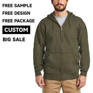 Custom Pullover Hoodie Thick Sherpa Lined Hooded Sweatshirt Applique Hoodies For Men