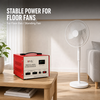 Stabilisateur de tension 1kVA/1000VA, régulateur AVR haute précision monophasé pour ventilateur AC220V/230V, personnalisable, CE, entrée 140-260V
