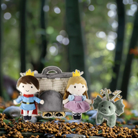 Ensembles princesse et prince en peluche personnalisés pour enfants