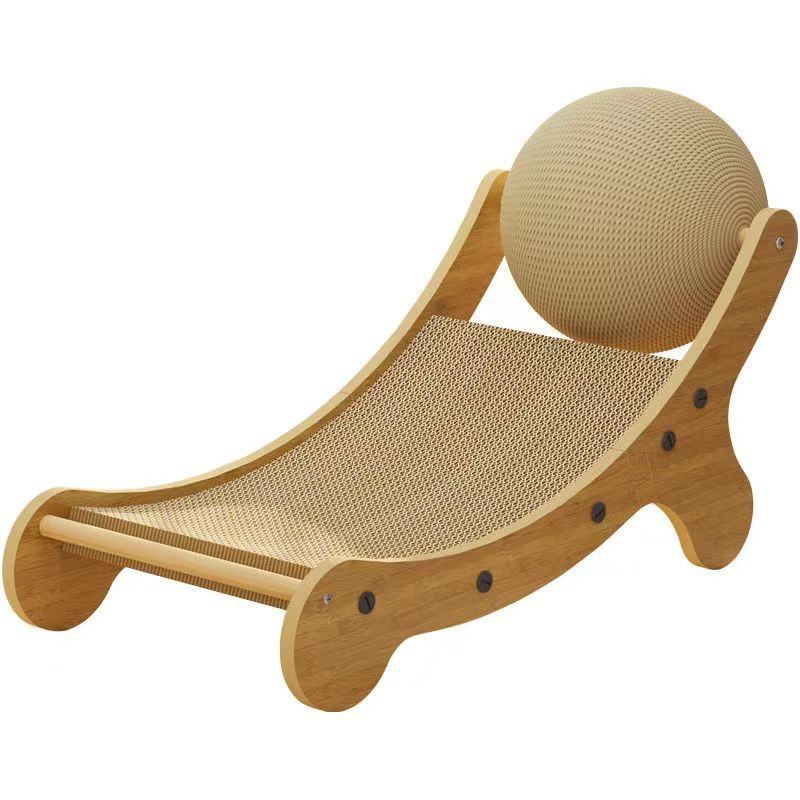 Sisal Cat Scratching Board One-Piece Cat Lounger Toy Wear-Resistant ...