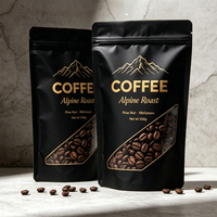 Sachets Doypack Personnalisés pour Café Filtré, 100 MOQ, avec Valve et Fermeture Éclair, Anti-humidité, Qualité Alimentaire, Refermables, Vente en Gros Usine