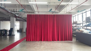 Polyester nhung vải chống cháy cho sân khấu sân khấu trang trí rèm cửa sổ Rèm cửa - Product Image 3