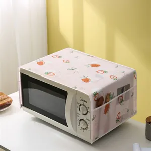 Andeya Waterproof Printing Organizer Plastic Dust Cover Microwave Oven Cover for Kitchen