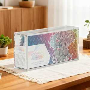 Étui magnétique moderne en acrylique écologique pour cartes Pokémon Prismatic Evolutions PTCG SPC, protection UV, 1 pièce minimum (MOQ) - Product Image 4