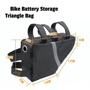 Sac <span class=keywords><strong>de</strong></span> guidon triangulaire personnalisé <span class=keywords><strong>pour</strong></span> vélo, sac <span class=keywords><strong>de</strong></span> <span class=keywords><strong>cadre</strong></span> triangulaire <span class=keywords><strong>pour</strong></span> VTT, sac <span class=keywords><strong>de</strong></span> rangement <span class=keywords><strong>pour</strong></span> <span class=keywords><strong>batterie</strong></span> avec multiples sangles Velcro - Product Image 4