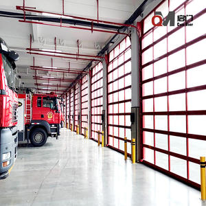 आधुनिक शैली के इलेक्ट्रिक फायरप्रूफ गेराज दरवाजा लिफ्ट सुरक्षा चिंतनशील ग्लास तैयार सतह को विला निर्माता आग के लिए डिजाइन किया गया - Product Image 5