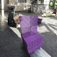 Dalles WPC emboîtables étanches de 1,8 cm d'épaisseur, directement de l'usine, pour extérieur, salle de sport, garage, maison, écologiques, design graphique moderne, installation facile