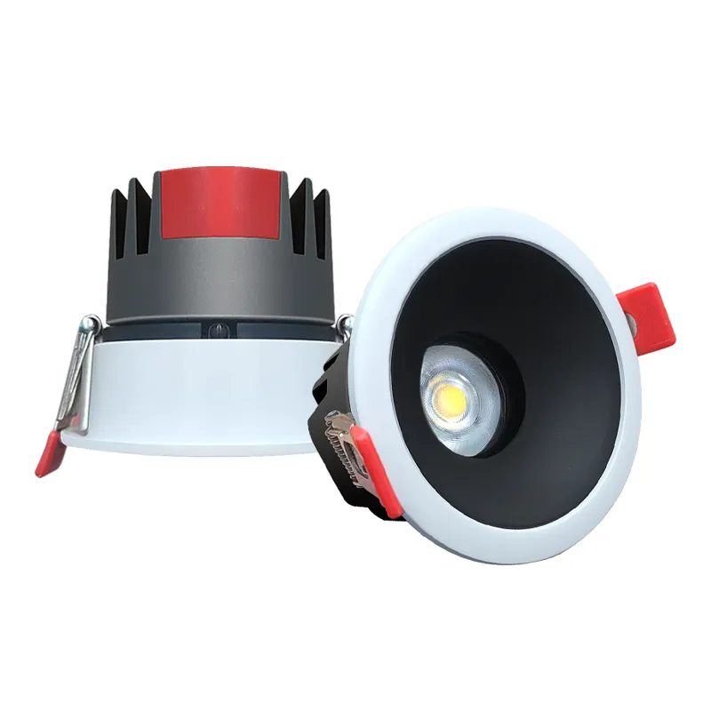 Lampu Sorot perumahan Mini Hotel tersembunyi MDL dapat disesuaikan langit-langit led downlight 12w lampu Spot Light