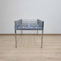 Portable Moderne Style MC MC-PC10A Magasin De Détail Maille Table D'affichage Traitement De Surface De Zinc Fil Poubelle 200kg Capacité Promotion