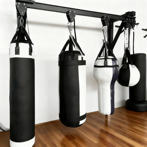 Giá đỡ bao đấm di động đa năng có ray treo tường và ròng rọc dành cho huấn luyện MMA & Boxing, dụng cụ tập luyện Boxing - Product Image 6