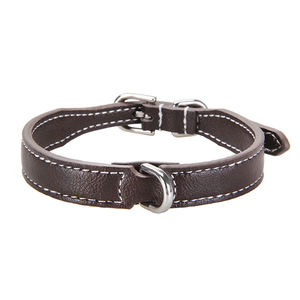 JANYO personalizado Greyhound <span class=keywords><strong>Thin</strong></span> Vegan cuello suave Pu cuero Natural perro <span class=keywords><strong>Collar</strong></span> gris - Product Image 1
