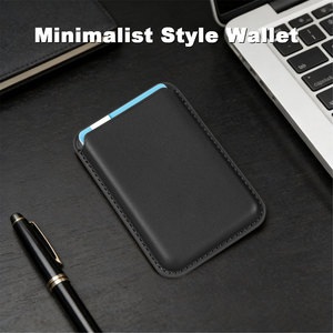 Nuovo <span class=keywords><strong>Porta</strong></span> Carte d'Identità Minimalista Magnetico, <span class=keywords><strong>Porta</strong></span> Carte di Credito in Pelle PU per <span class=keywords><strong>Cellulare</strong></span> - Product Image 3