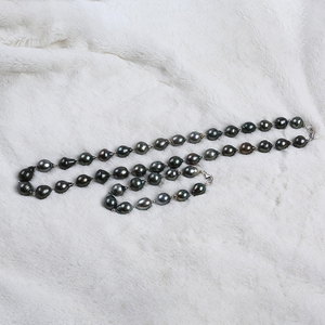 Bộ trang sức ngọc trai nước mặn thật 11-12mm, bộ vòng cổ ngọc trai Tahiti - Product Image 2