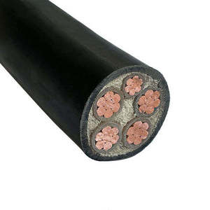 Cable de alimentación sin armadura YJV 8.7/15kV de cobre con aislamiento XLPE y revestimiento de PVC para transmisión de energía por enterramiento directo subterráneo - Product Image 2