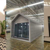 Maisons préfabriquées triangulaires en acier, étanches, design moderne, durables, sûres, pour usage extérieur, villas, jardins, abris de voiture