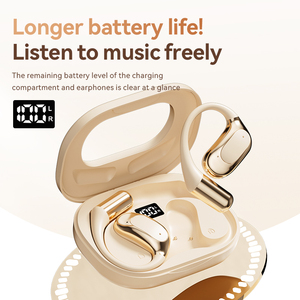 Auricolari a Conduzione Ossea CP&AP 0 OWS Open Ear TWS per Gaming a Bassa Latenza con Schermo Digitale della Batteria - Product Image 4