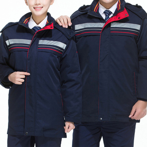 Giacca da lavoro ispessita per officina invernale giacca interna imbottita in cotone con protezione del lavoro staccabile interna personalizzata - Product Image 4