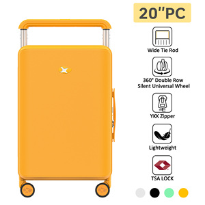 Nuova Valigia da Viaggio Rigida con Logo Personalizzato, Trolley Ampio in PC, Stile Semplice, Leggera, Portatile con Caratteristiche Speciali - Product Image 1