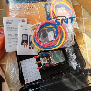 Kit Básico Testo 550S OEM, Manómetro Digital Inteligente con Sondas de Temperatura de Cable Fijo, Manómetros de Aleación de Aluminio con Batería - Product Image 4