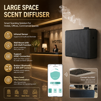 Diffuseur de parfum mural 2026, best-seller, sans eau, à huile aromatique, pour hôtels, bureaux et espaces commerciaux