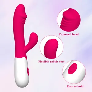 Guter Preis Realistischer Kaninchen Vibrator 30 Geschwindigkeiten Modus Sexspielzeug Dildo Für Frauen Paar Erwachsene