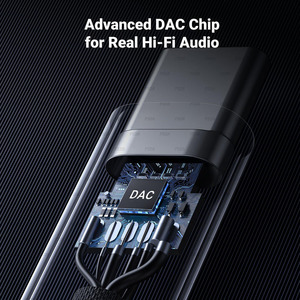 USB C Để <span class=keywords><strong>3.5Mm</strong></span> Âm Thanh Adapter Loại C Để Headphone AUX Jack Dongle 16bit/48KHz Hifi Dac Cable Cord Đối Với iPhone 15 Pro Max - Product Image 4