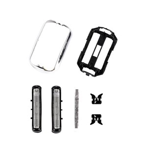 Tête de <span class=keywords><strong>rasoir</strong></span> de rechange 32S avec grille soudée et cassette de lames argentée compatible avec les rasoirs <span class=keywords><strong>Braun</strong></span> Series 3 300s 301s 310s 320s 340s - Product Image 4