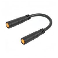 Câble d'accélérateur à 3 broches pour vélo électrique, connecteur de moteur étanche, fil d'accélérateur avec capteur, femelle-femelle et mâle-mâle
