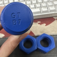China Zinc Galvanized Carbon Steel Stud Bolt M14 M6-M50 Fully Threaded PTFE A193B7 Hex Bolt