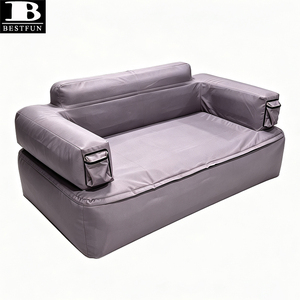 Canapé gonflable durable <span class=keywords><strong>2</strong></span> <span class=keywords><strong>places</strong></span>, imperméable, tissu Oxford 1000D, structure Drop Stitch, <span class=keywords><strong>lit</strong></span> gonflable avec pompe intégrée pour le <span class=keywords><strong>camping</strong></span> - Product Image 6