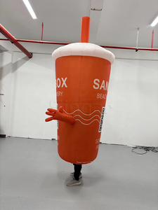 Costumes de bouteille de boisson gonflable géante pour publicité extérieure avec logo personnalisé - Product Image 2