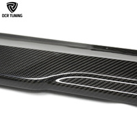 Faldones Laterales de Fibra de Carbono Seca Estilo C para Tesla Model 3 Performance 2024+, Extensión de Parachoques de Carbono Real para Exterior, Kit de Carrocería
